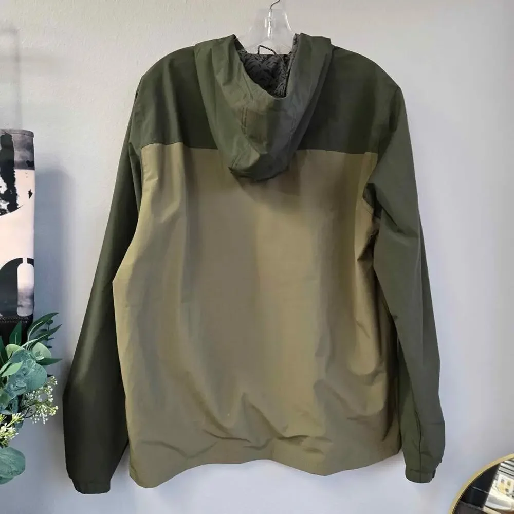 Voyager Men's Colorblock‎ Hooded Windbreaker Jacket medium